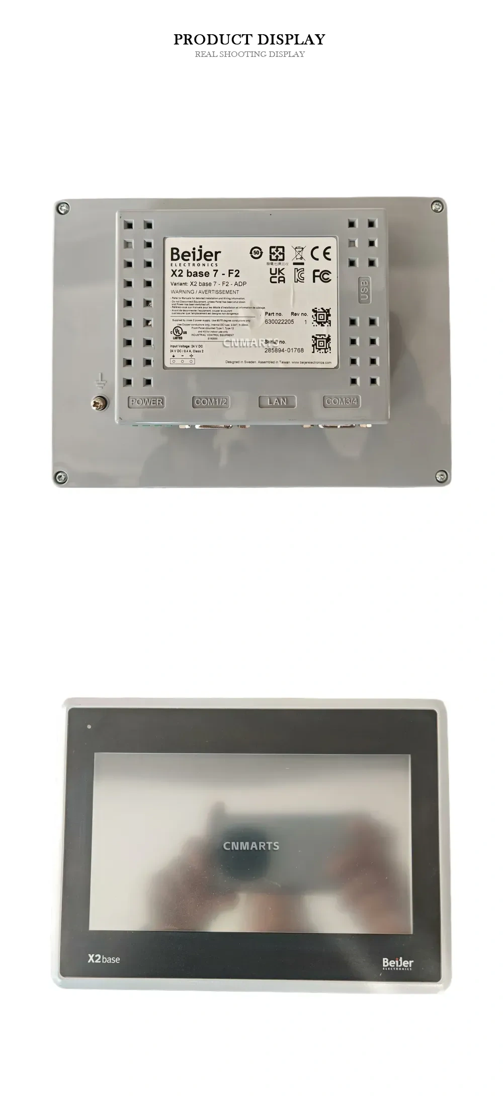 Beijer Electronics X2 base 7 - F2 HMI Panel / Industrial Touchscreen Description