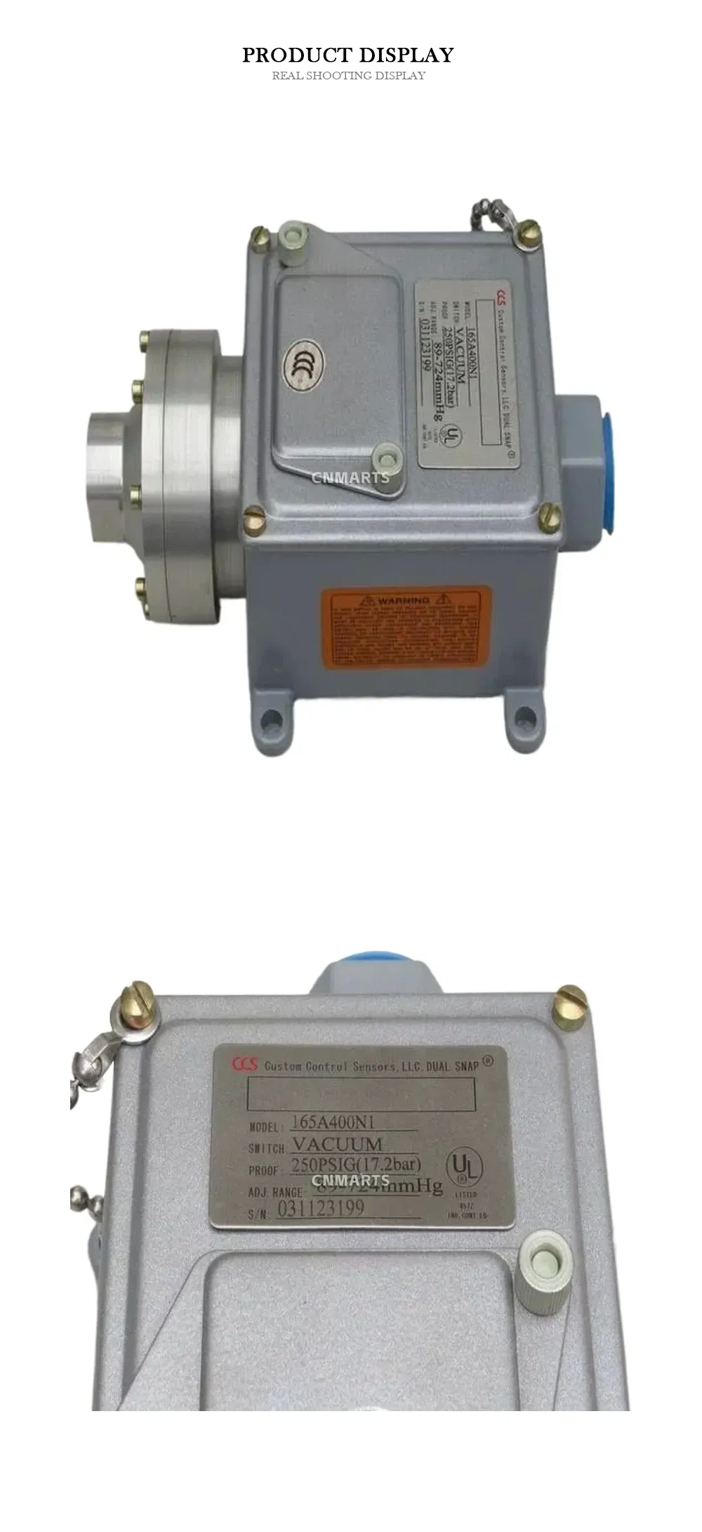 CCS 165A400N1 Vacuum Switch Description