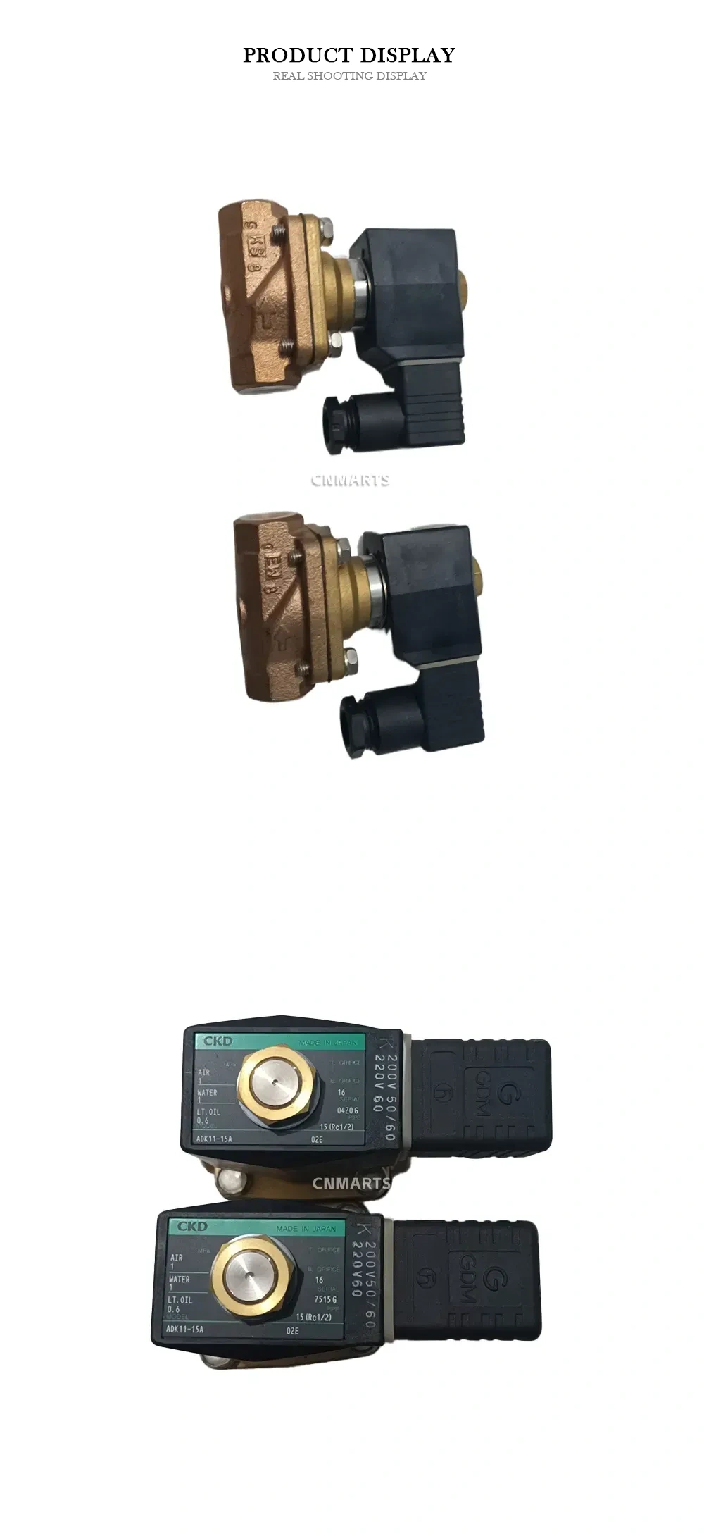 CKD ADK11-15A Angle Seat Solenoid Valve Description