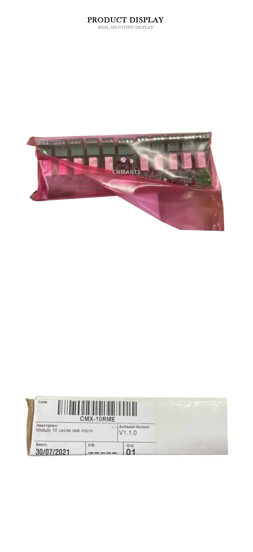 CMX-10RME Relay Output Module Description