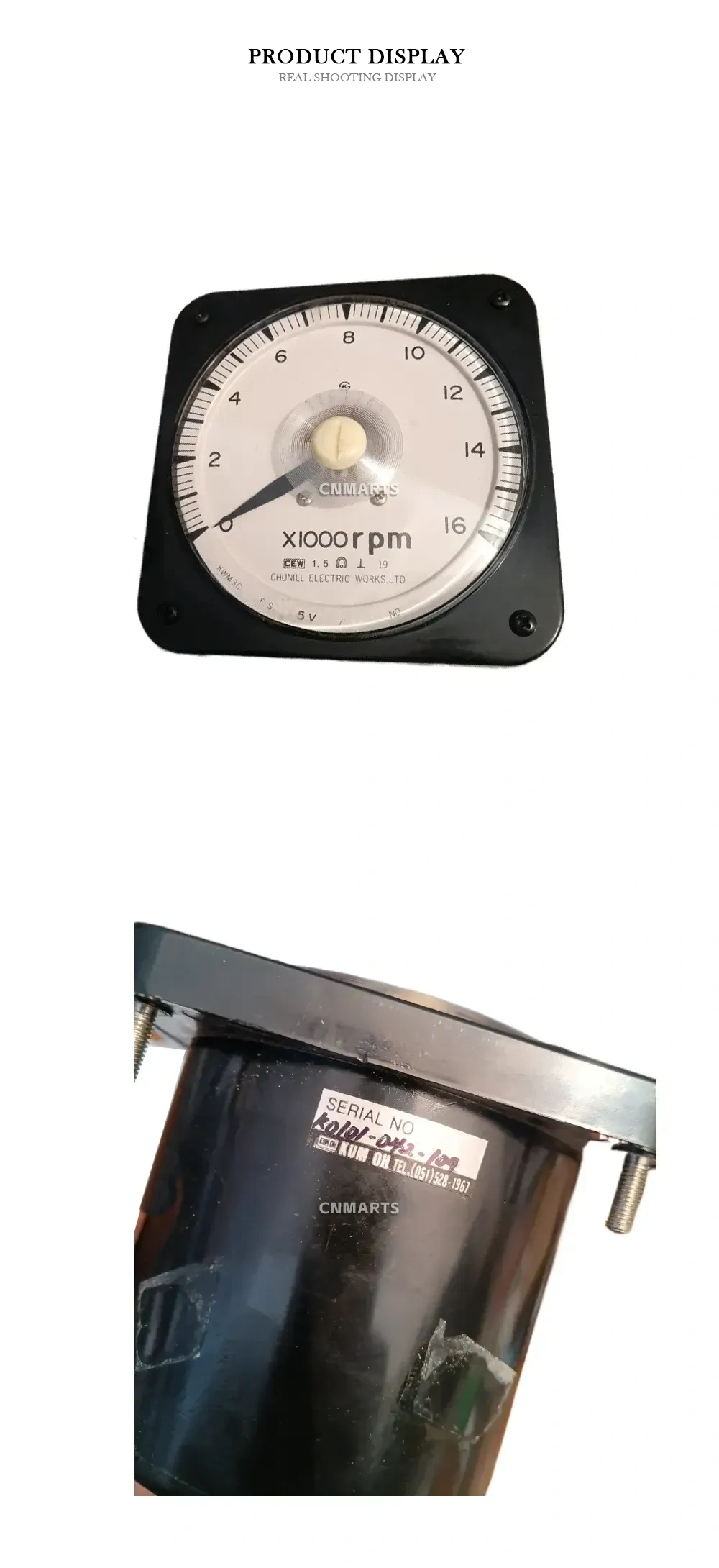 Chunill KWM 3C Tachometer Description