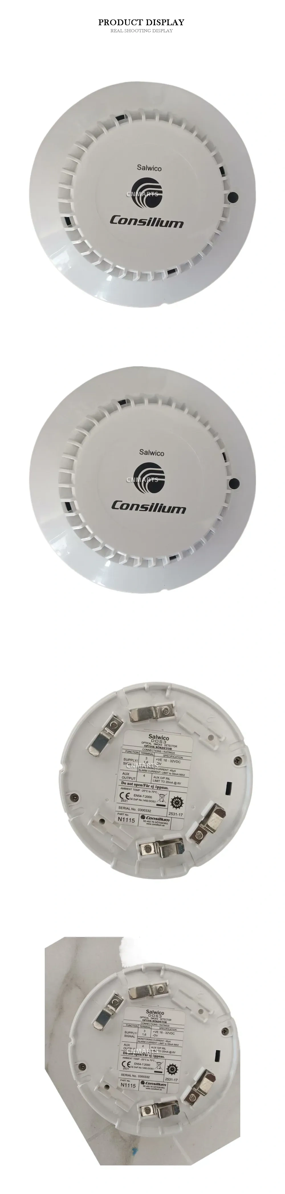 Consilium DOS3 Optical Smoke Detector Description