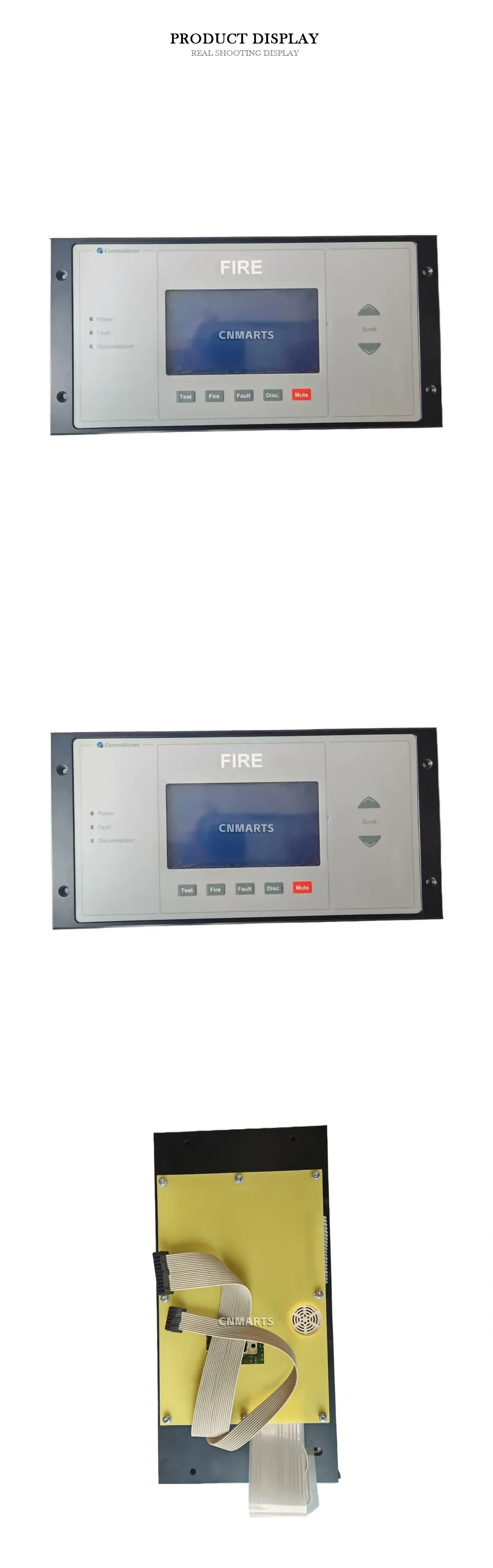 Consilium Fire Alarm Control Panel Display Unit Description