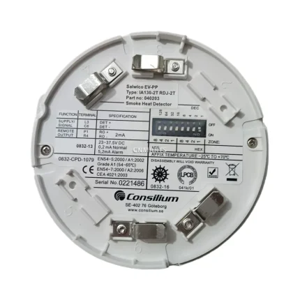 Consilium IA130-2T RDJ-2T Smoke Heat Detector