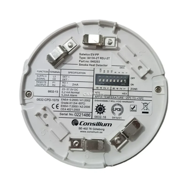 Consilium IA130-2T RDJ-2T Smoke Heat Detector