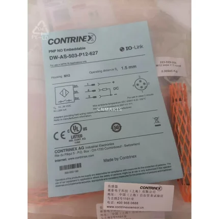 Contrinex DW-AS-503-P12-627 Inductive Proximity Sensor
