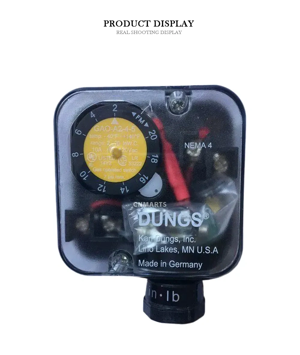 DUNGS GAO-A2-4-5 Gas Pressure Switch Description