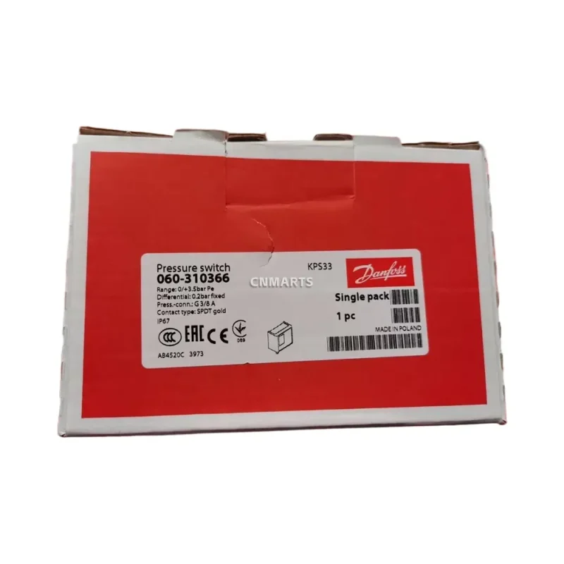 Danfoss 060-310766 / 060-310366 / 017-520366 Pressure Switch
