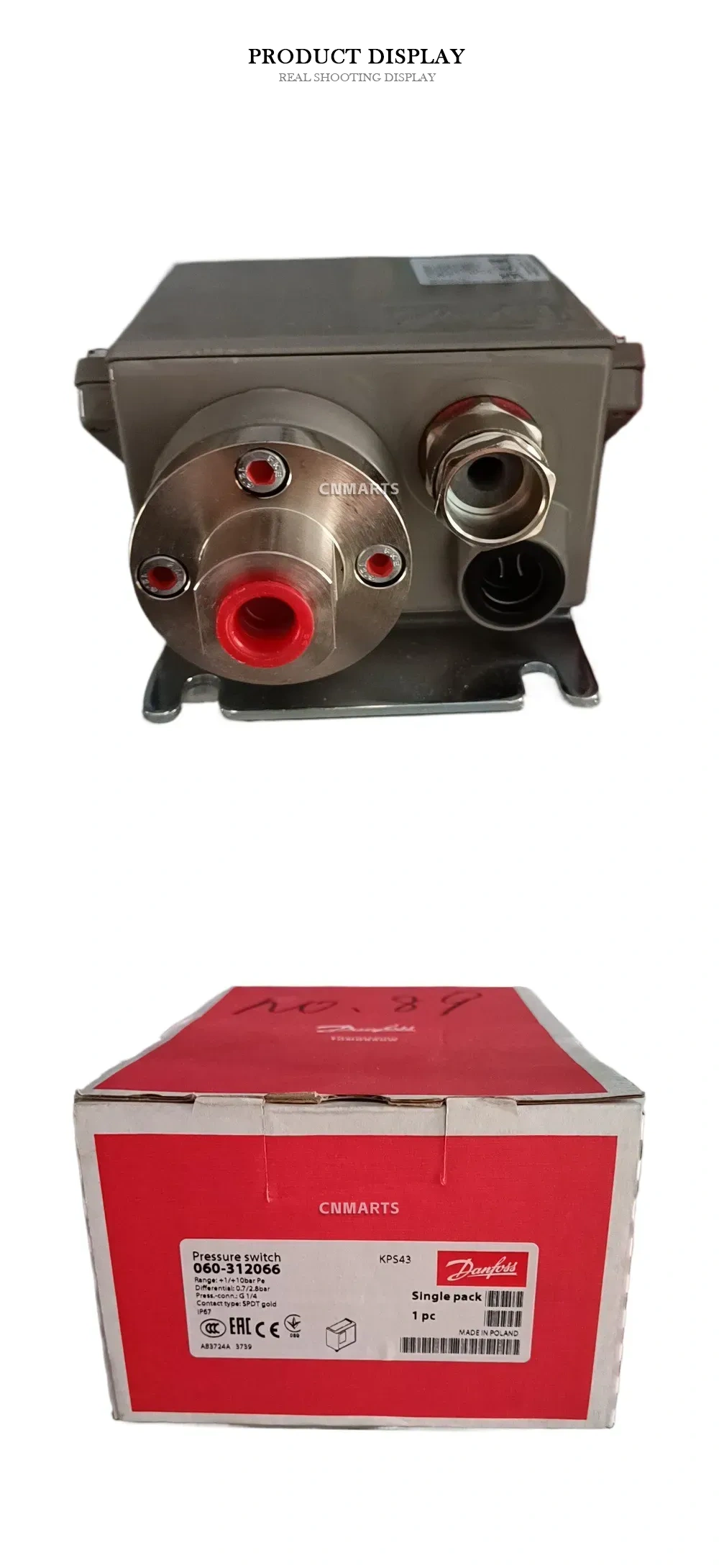Danfoss 060-312066 Pressure Switch Description