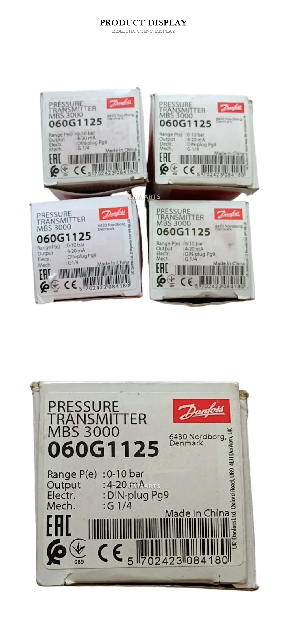 Danfoss 060G1125 Pressure Transmitter Description