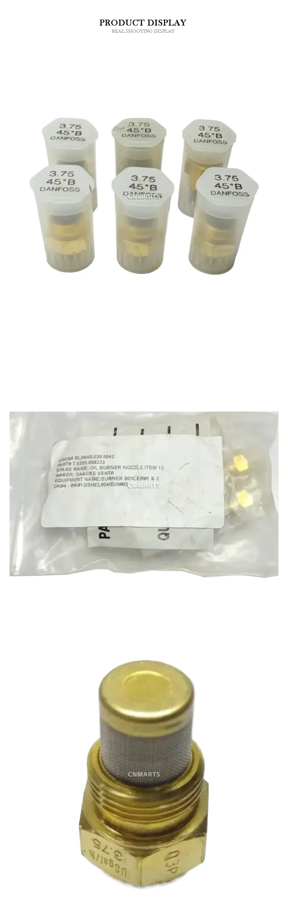 Danfoss 3.75 45°B Oil Burner Nozzle Description