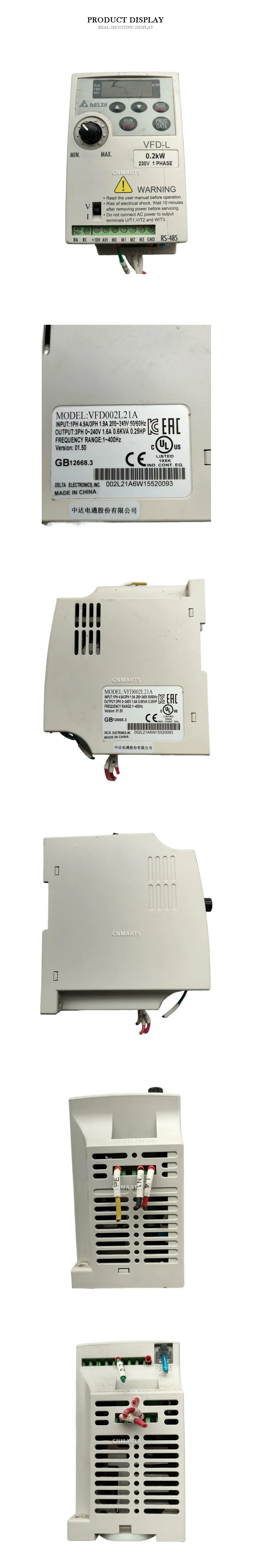 Delta VFD002L21A Variable Frequency Drive Description
