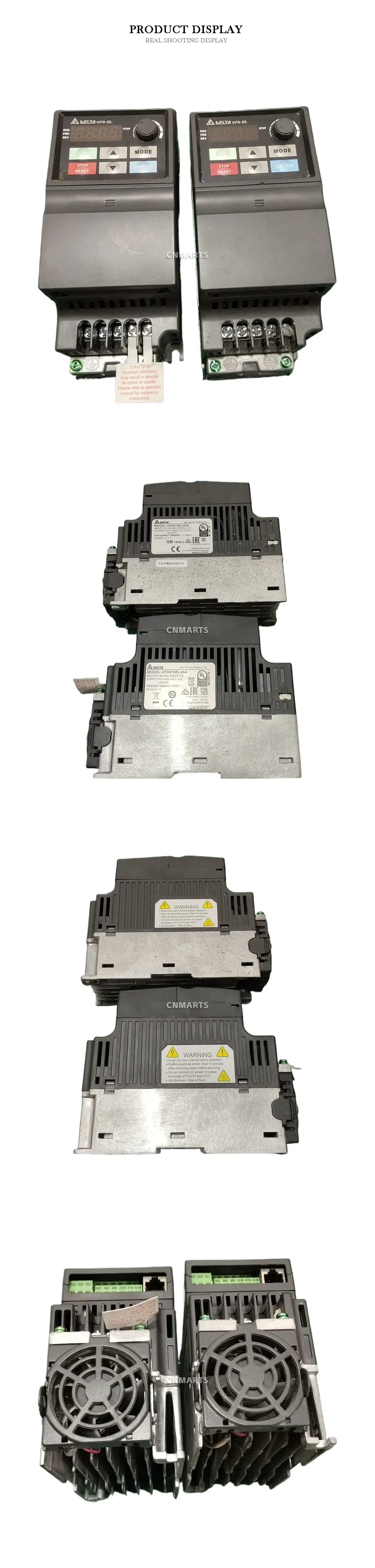 Delta VFD015EL43A AC Motor Drive Description