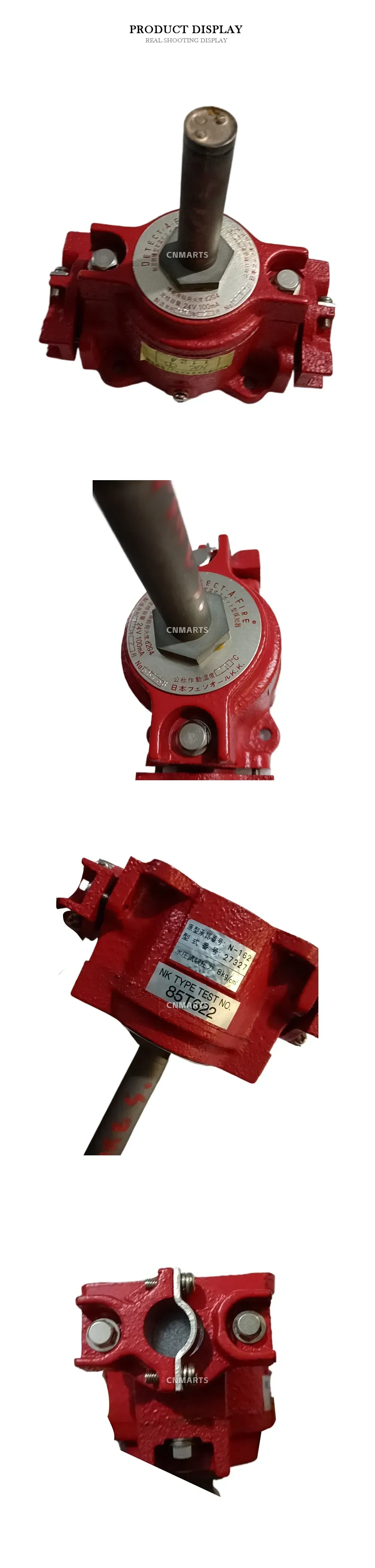 Detect-A-Fire / Nippon Fenoll 27327 (Type No.) / N-162 (Approval No.) Fixed Temperature Spot Type Heat Detector Description