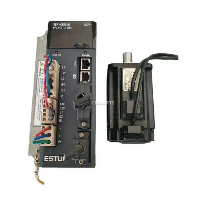 ESTUN PRONET-E-08A / EMJ-08APB22 AC Servo Drive and Motor Kit - CNMARTS