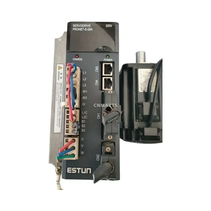 ESTUN PRONET-E-08A / EMJ-08APB22 AC Servo Drive and Motor Kit - CNMARTS