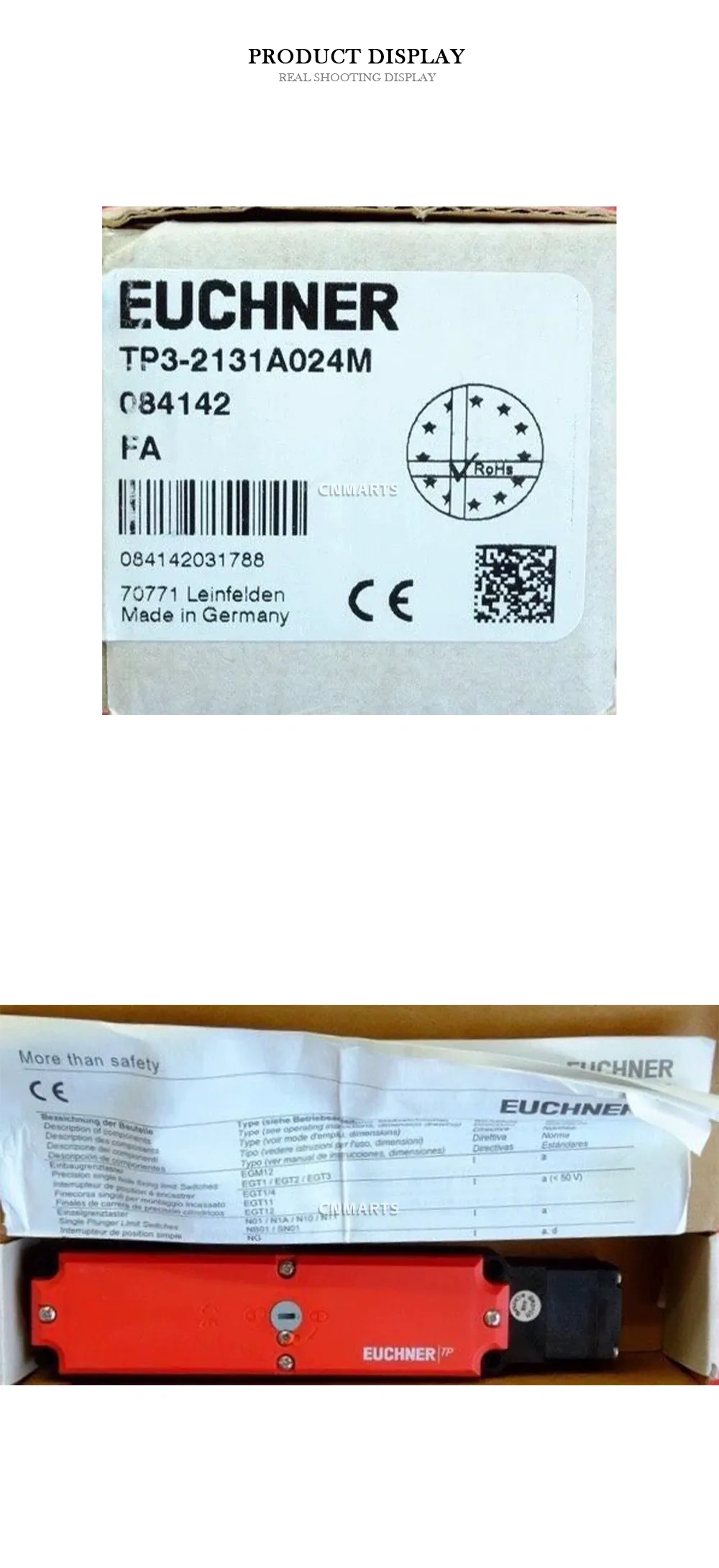 EUCHNER TP3-2131A024M Safety Switch Actuator Description