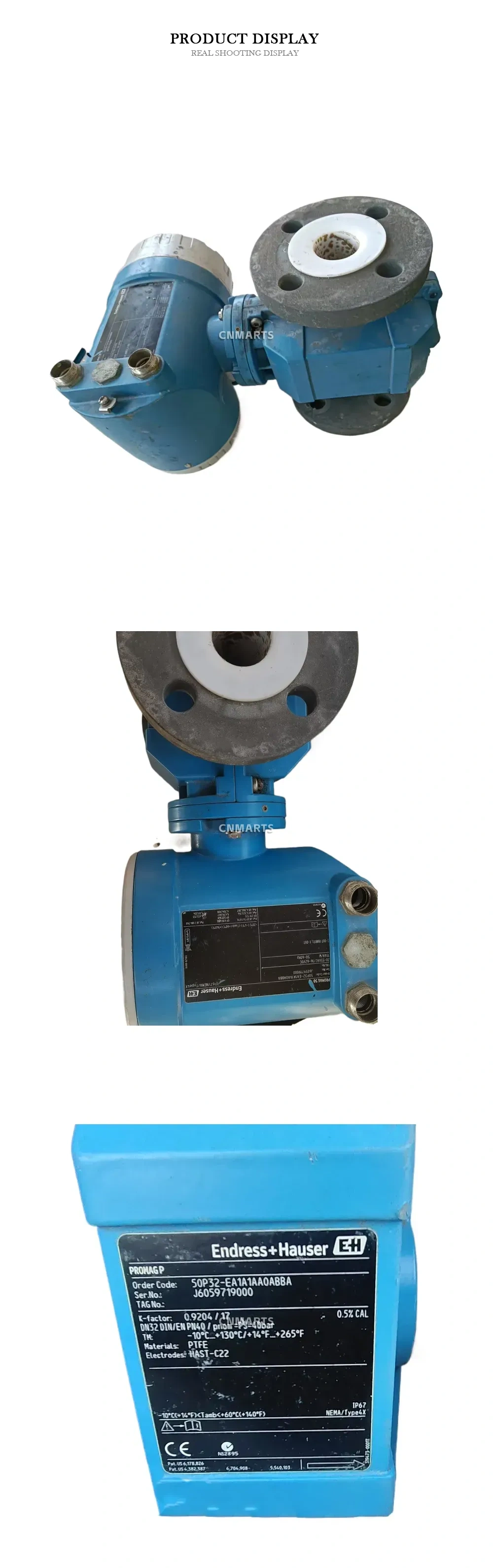 Endress+Hauser 50P32-EA1A1AA0ABBA Electromagnetic Flowmeter Description