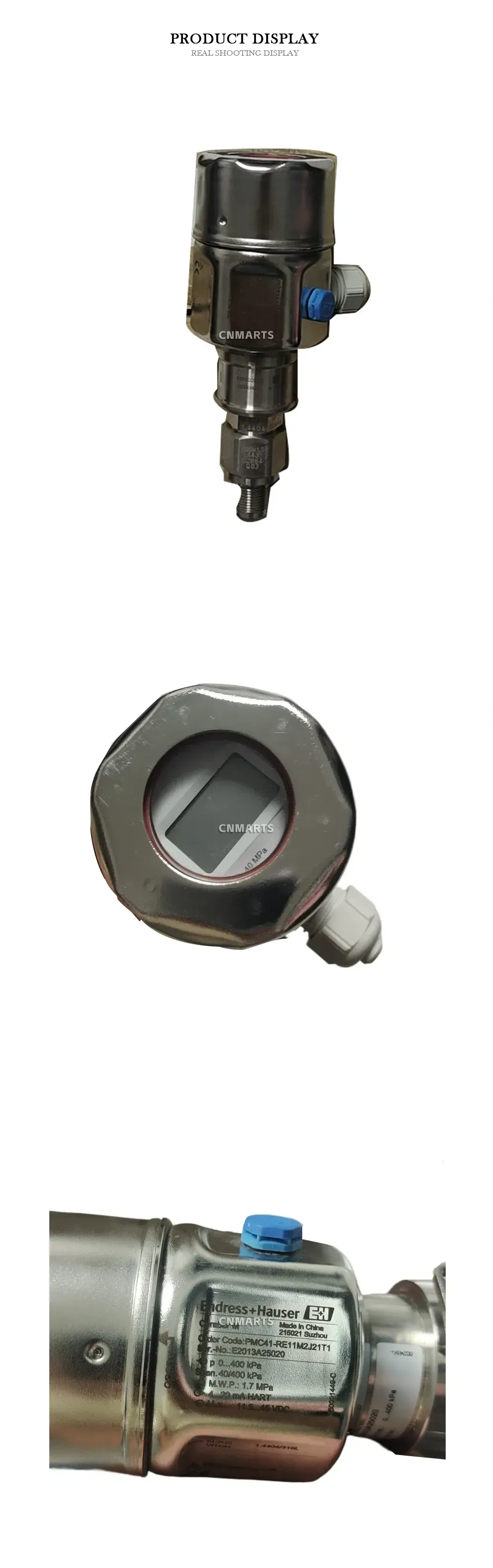 Endress+Hauser PMC41-RE11M2J21T1 Pressure Transmitter Description