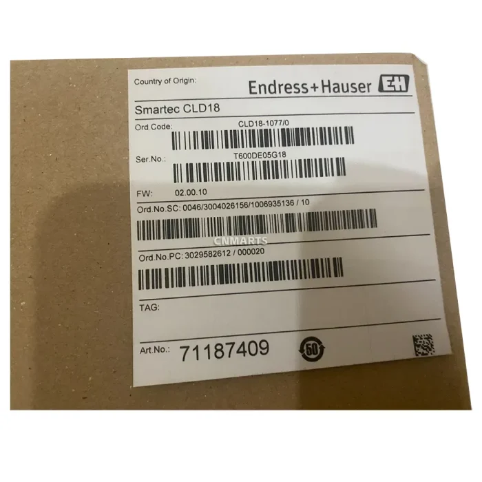 Endress+Hauser Smartec CLD18 Conductivity Transmitter - CNMARTS