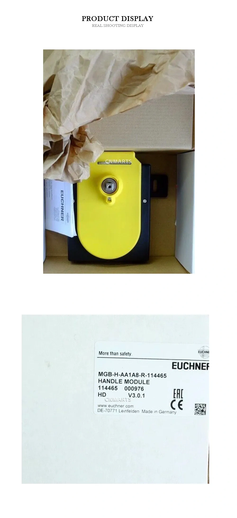 Euchner MGB-H-AA1A8-R-114465 Handle Module Description