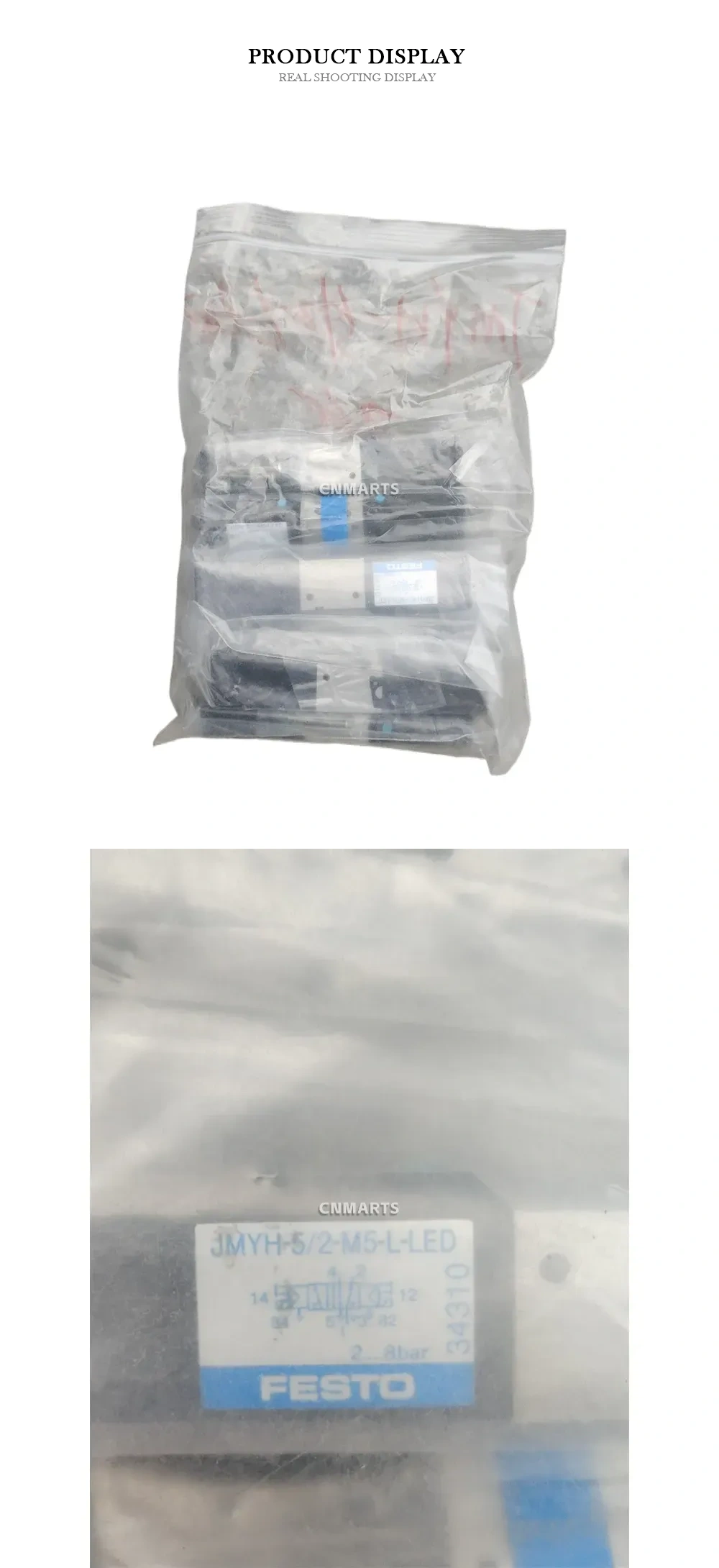 FESTO JMYH-5/2-M5-L-LED Pneumatic Solenoid Valve Description