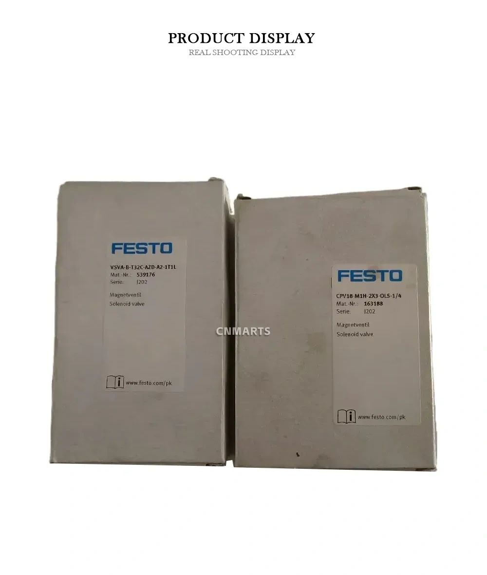 FESTO VSVA-B-T32C-AZD-A2-1T1L / CPV18-M1H-2X3-OLS-1/4 Solenoid Valve Description