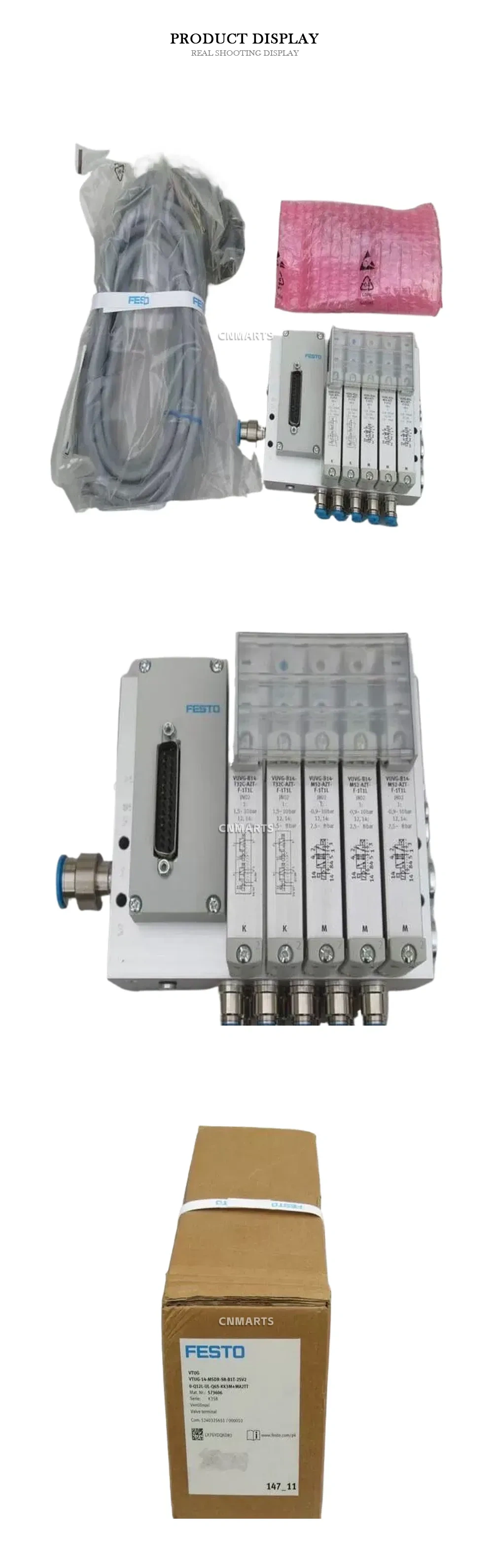 FESTO VTUG-14-MSDR-S8-B1T-25V2 Pneumatic Valve Terminal Description