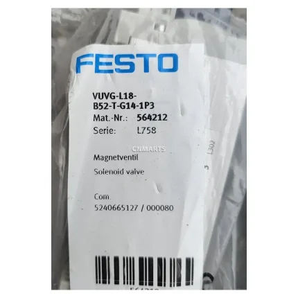 FESTO VUVG-L18-B52-T-G14-1P3 Solenoid Valve
