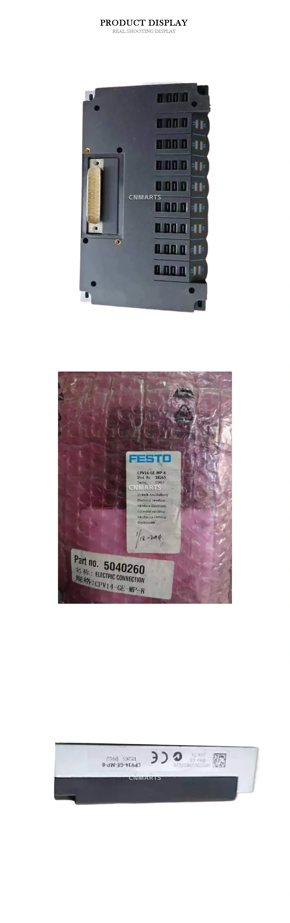 Festo CPV14-GE-MP-8 Electrical Interface Module Description