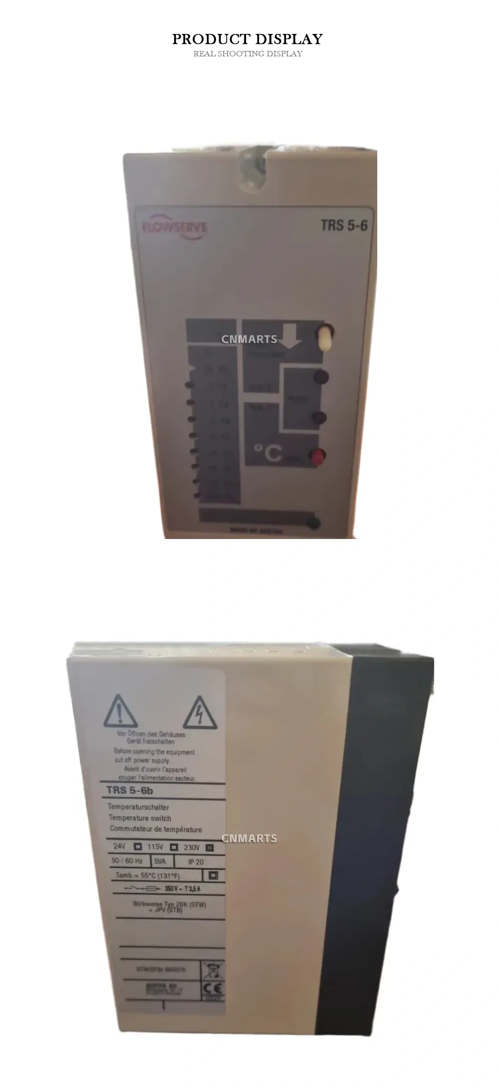 Flowserve TRS 5-6b Temperature Switch Description