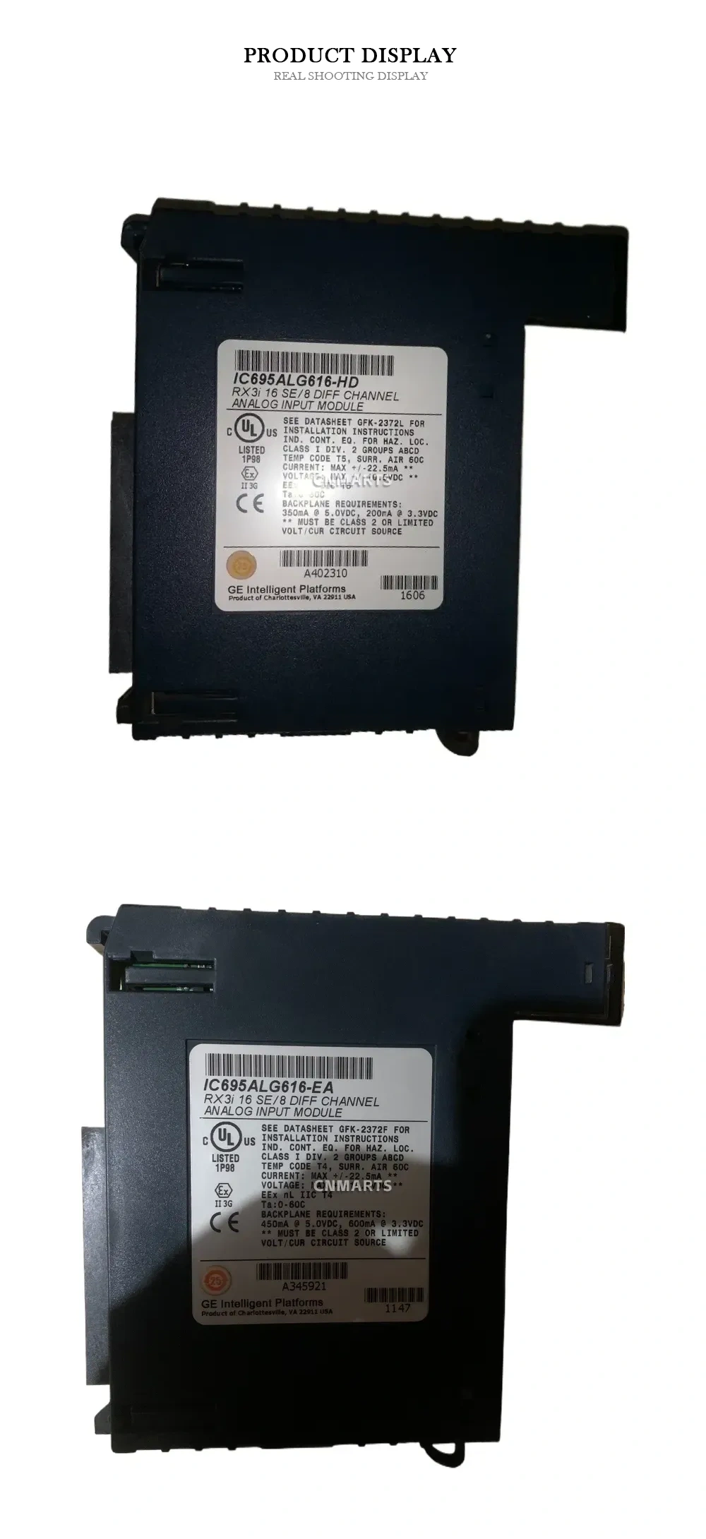 GE Intelligent Platforms IC695ALG616-HD / IC695ALG616-EA Analog Input Module Description