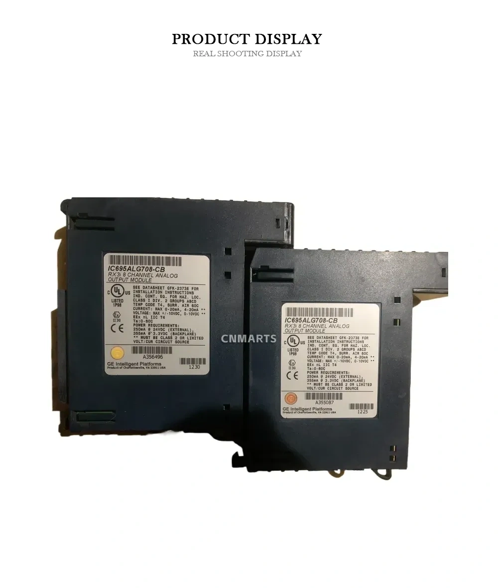 GE Intelligent Platforms IC695ALG708-CB RX3i 8 Channel Analog Output Module Description