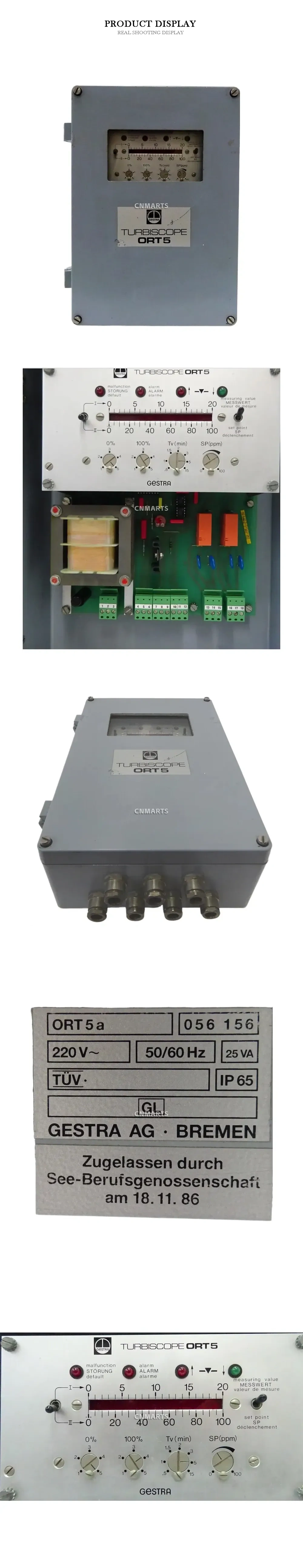 GESTRA TURBISCOPE ORT 5 a Turbidity Monitor / Controller Description