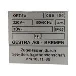 GESTRA TURBISCOPE ORT 5 a Turbidity Monitor / Controller