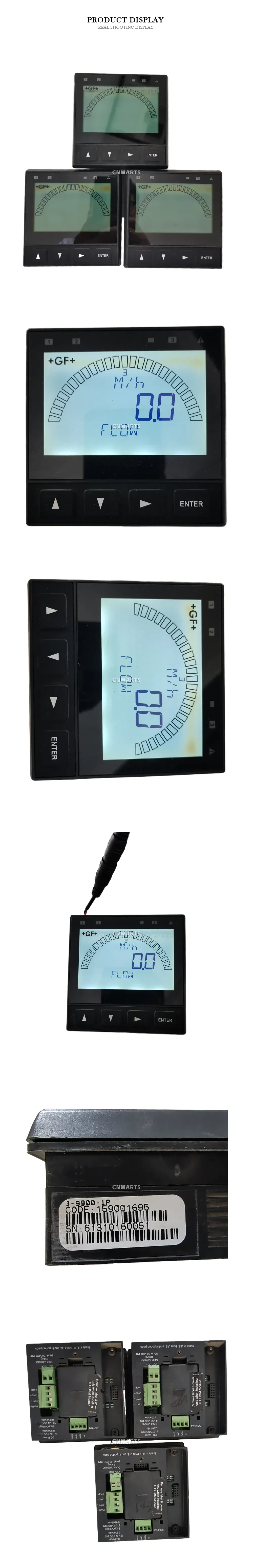+GF+ 3-9900-1P Flow Transmitter Display Description