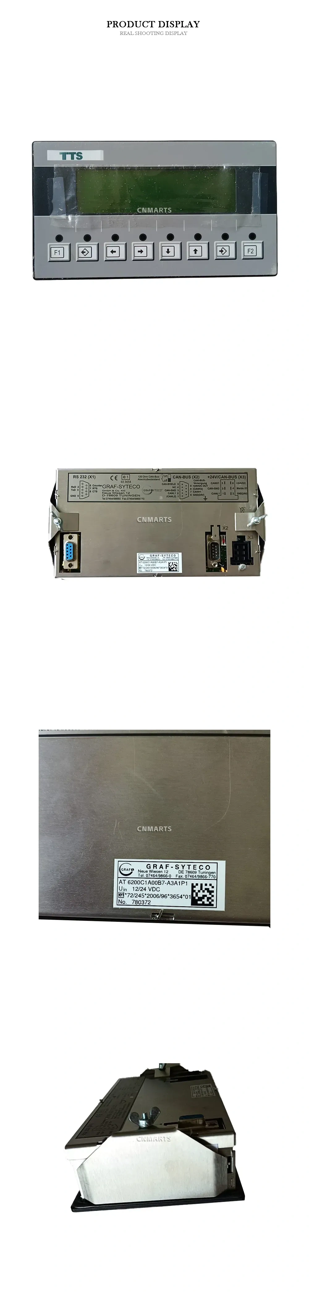 GRAF-SYTECO AT 6200C1A00B7-A3A1P1 Industrial Control Panel / Operator Terminal Description