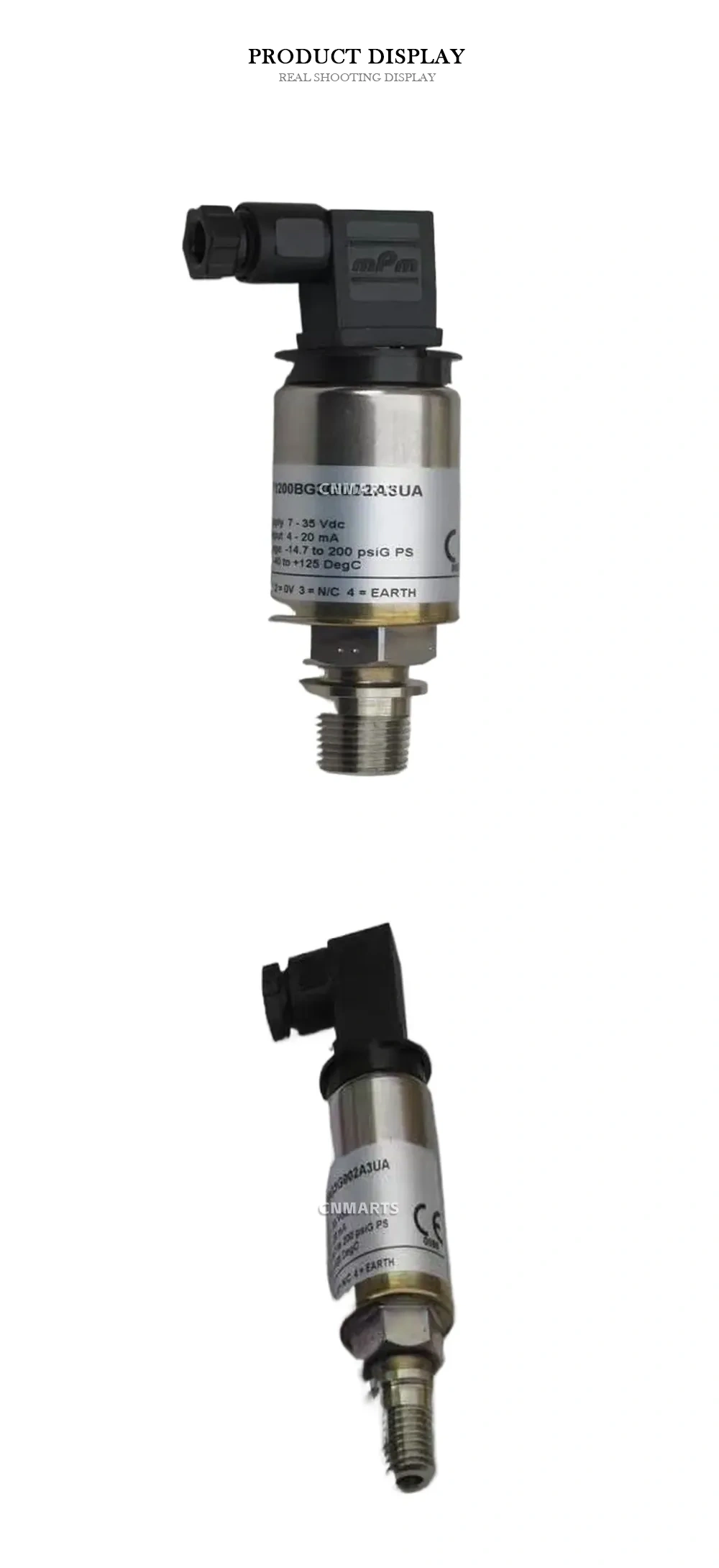 Gems P71200BG3G002A3UA Pressure Transmitter Description