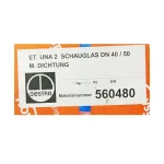 Gestra 560480 Sight Glass with Gasket Kit