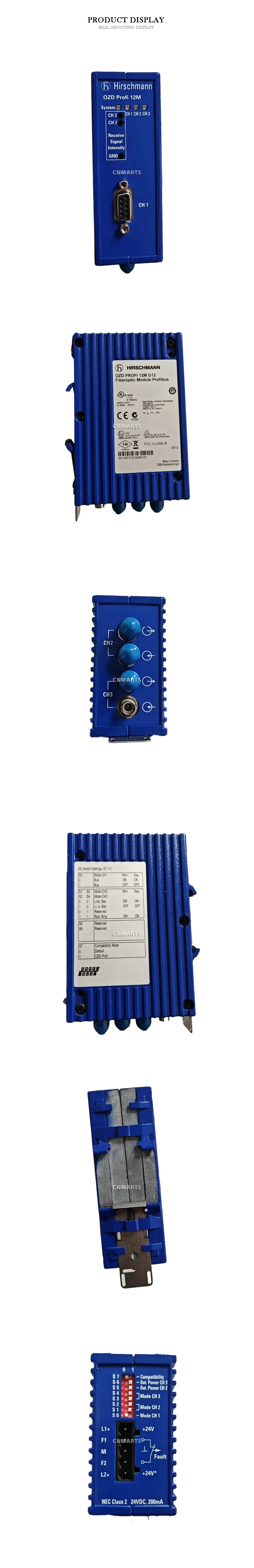 Hirschmann OZD PROFI 12M G12 Fiberoptic Module Profibus Description