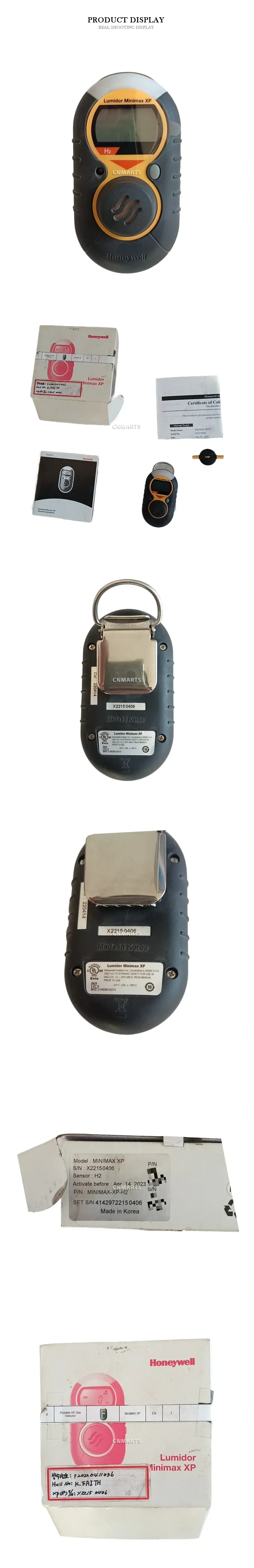 Honeywell Minimax XP Portable Gas Detector Description