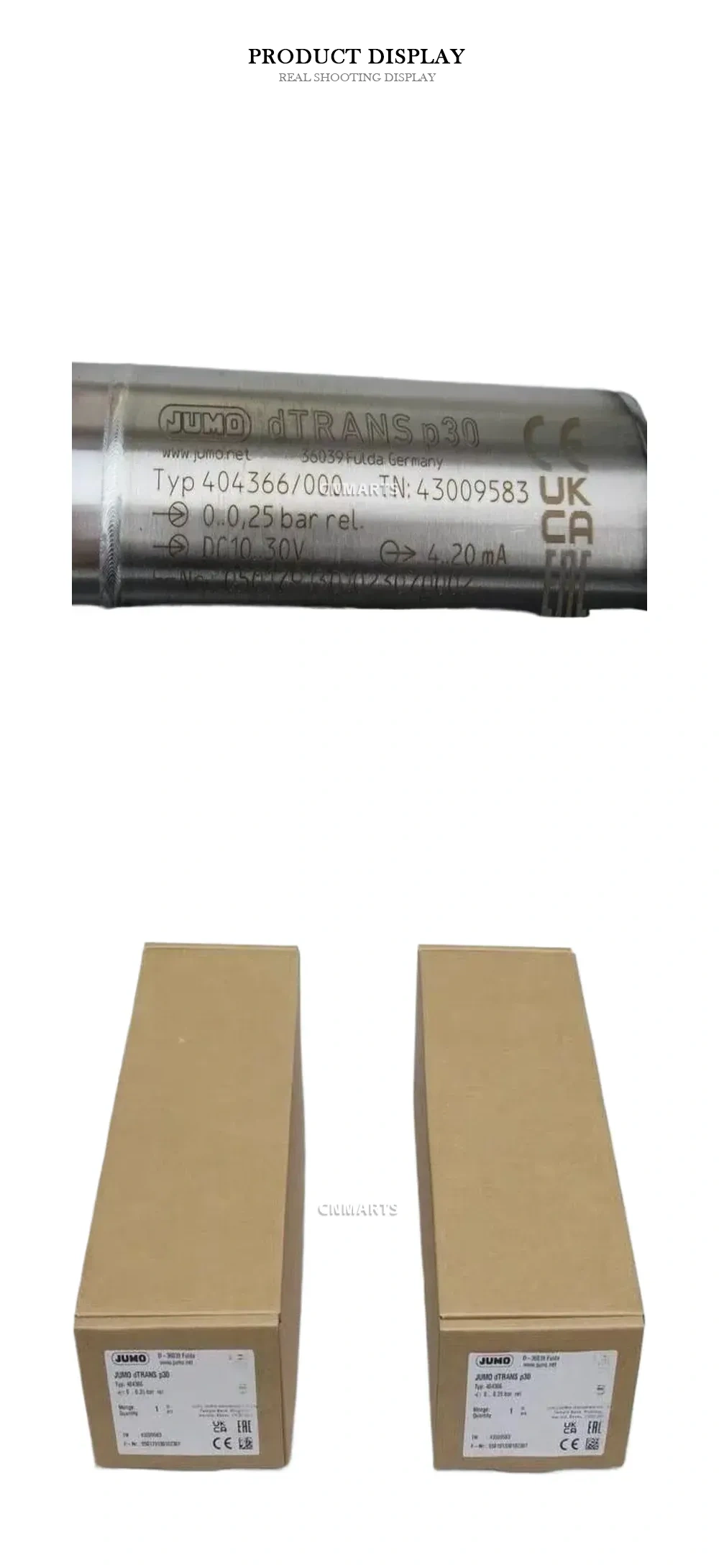 JUMO 404366/000 Pressure Transmitter Description