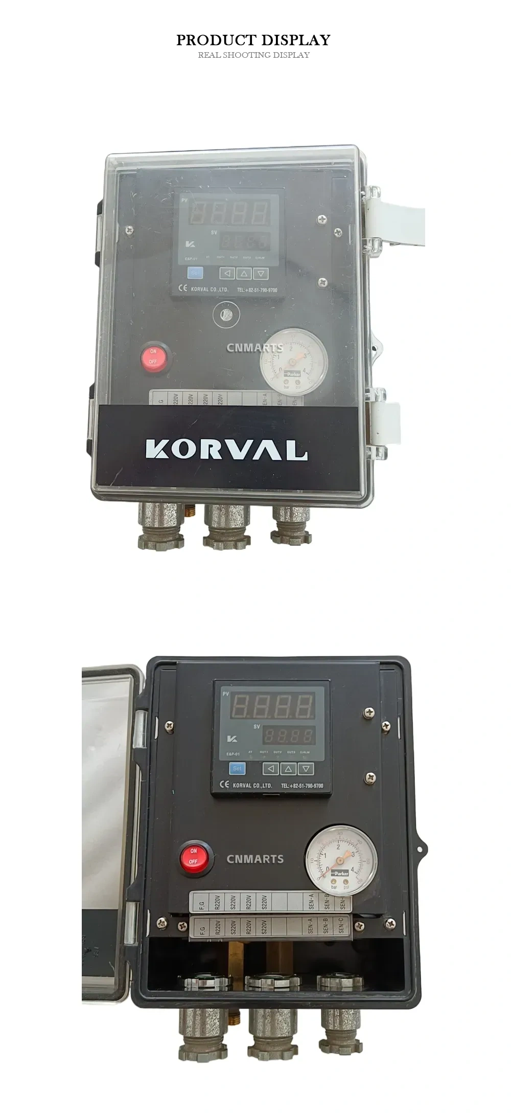 KORVAL E6P-01 Industrial Control Box Description
