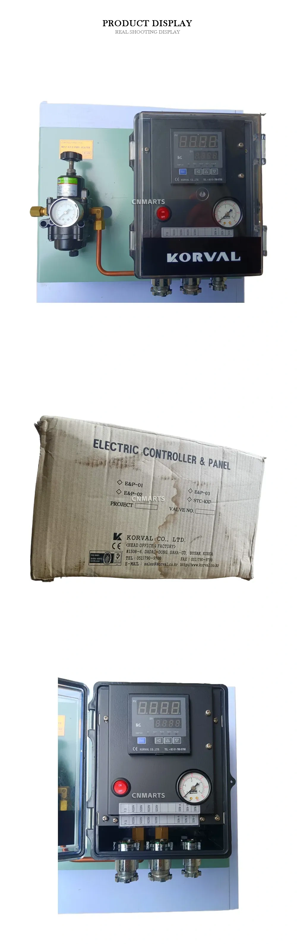 KORVAL ESP-01 Electric Controller & Panel Description