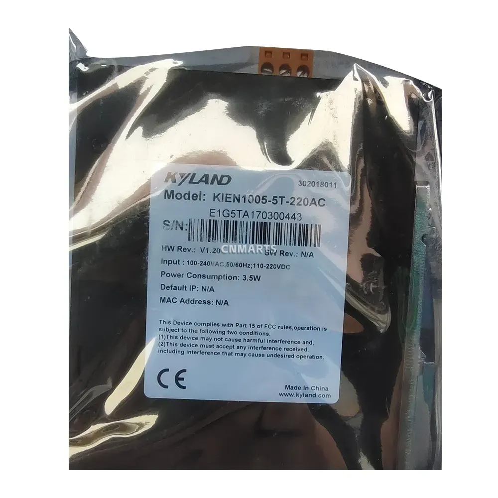 KYLAND KIEN1005-5T-220AC Industrial Ethernet Switch-img1 KYLAND KIEN1005-5T-220AC Industrial Ethernet Switch