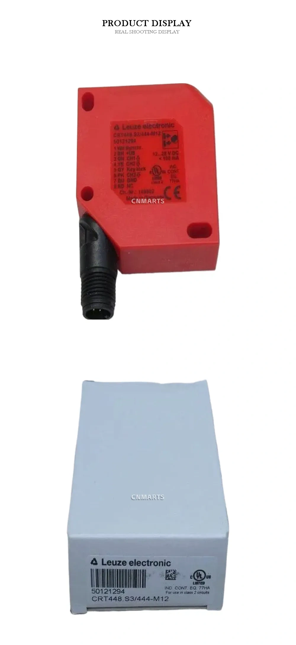 Leuze electronic CRT448 S3/444-M12 Contrast Sensor Description