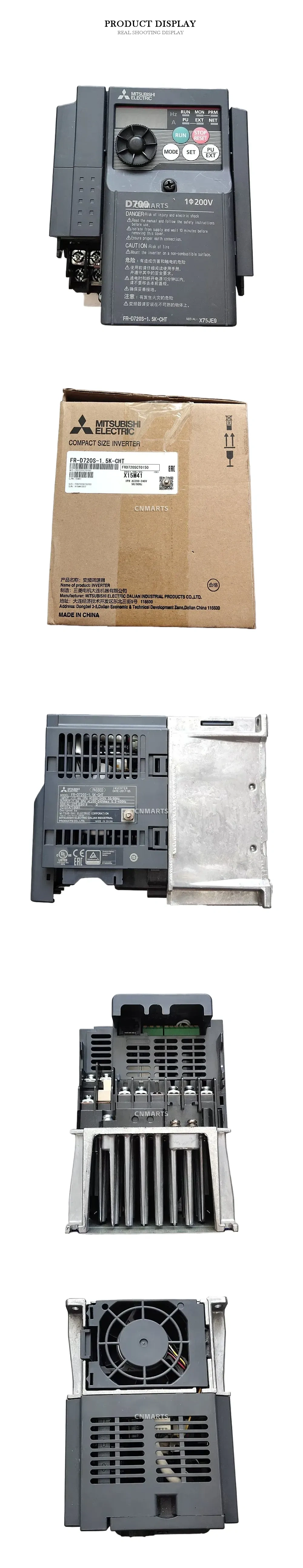 Mitsubishi Electric FR-D720S-1.5K-CHT Compact Inverter Description