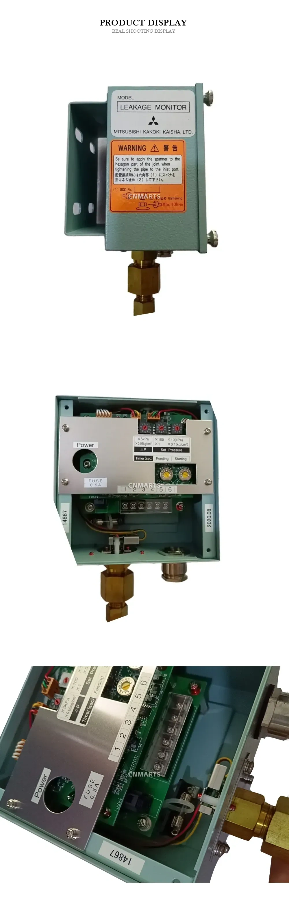 Mitsubishi Kakoki Kaisha LEAKAGE MONITOR Leakage Monitor Description