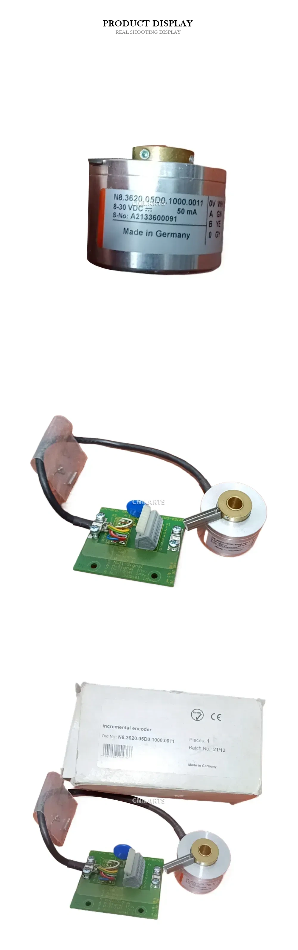 N8.3620.05D0.1000.0011 Incremental Encoder Description
