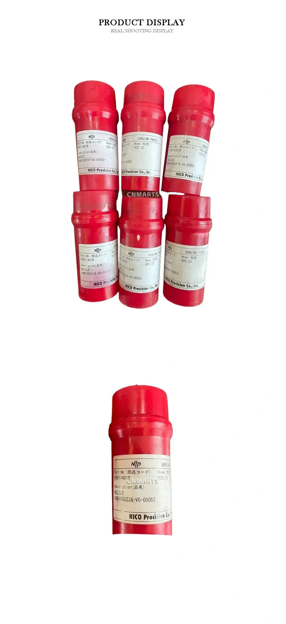 NICO Precision F6911401B Nozzle Description